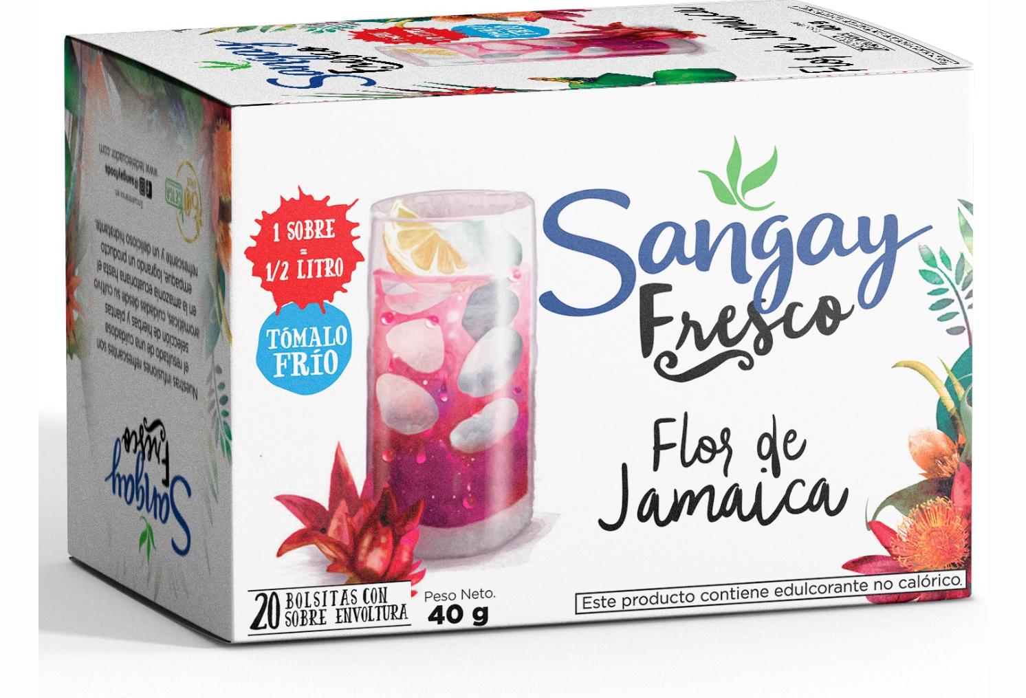 Hibiscus infusion froide